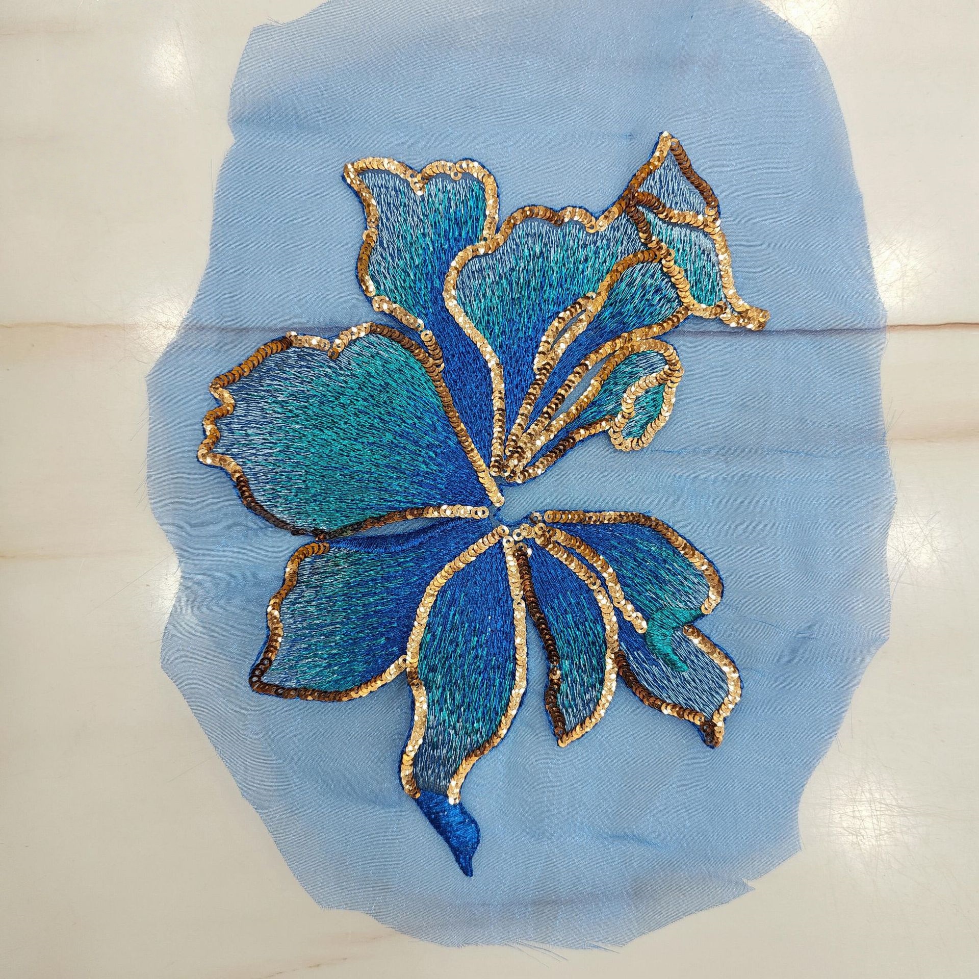 Organza Embroidery Applique Pa – Craft Embellishment Bewertung und Preis