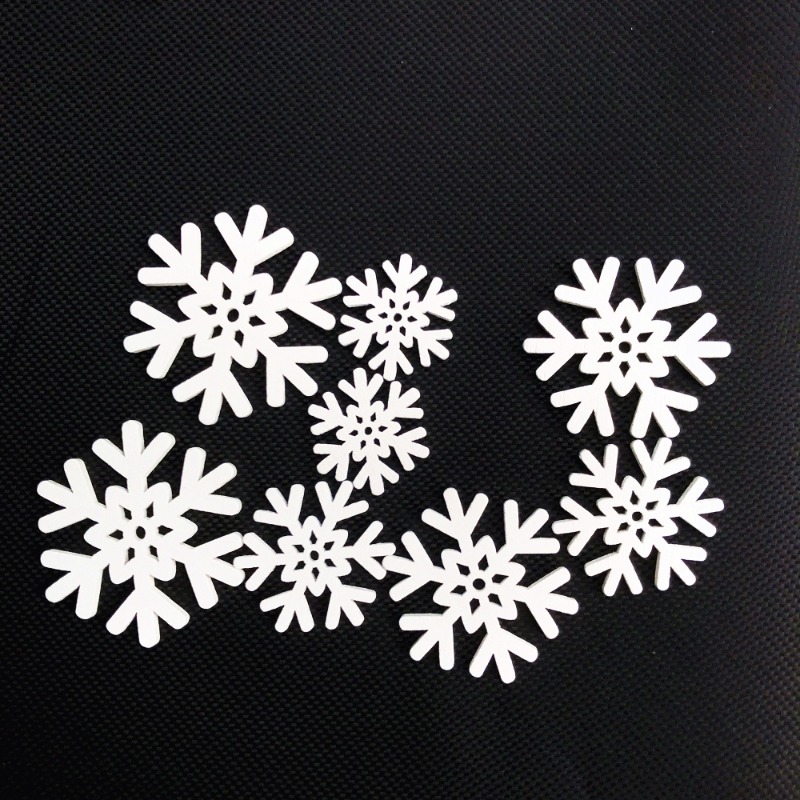 50pcs 20mm 25mm 30mm 35mm Mix  – Christmas Craft Embellishment Bewertung und Preis