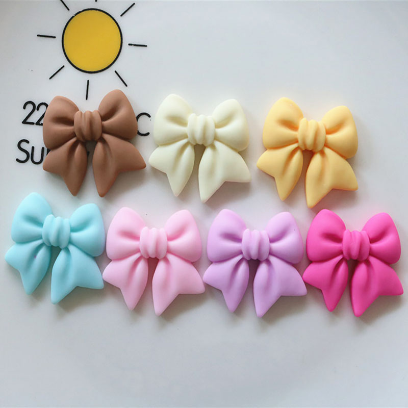 10PCS 30*29mm Bowknot Resin De – Embellishment Glue Craft Bewertung und Preis