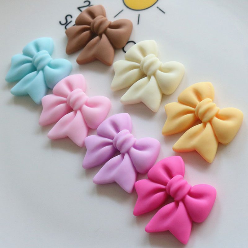 10PCS 30*29mm Bowknot Resin De – Embellishment Glue Craft Bewertung und Preis