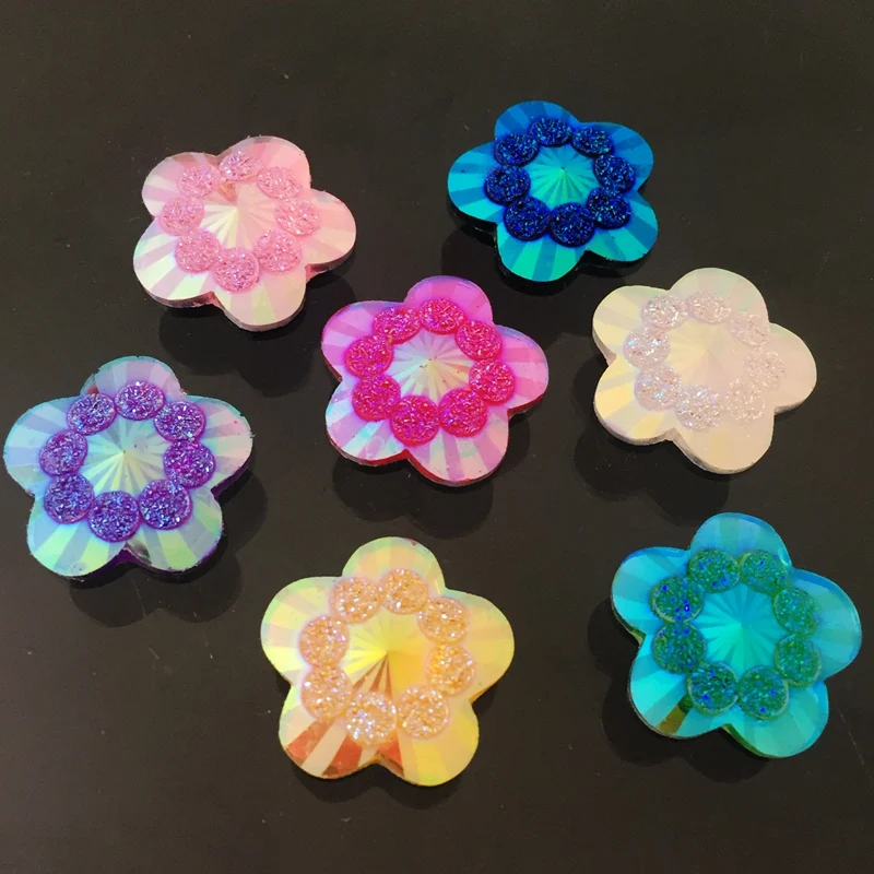20pcs 20mm ab mixed color flow – Embellishment Glue Craft Bewertung und Preis