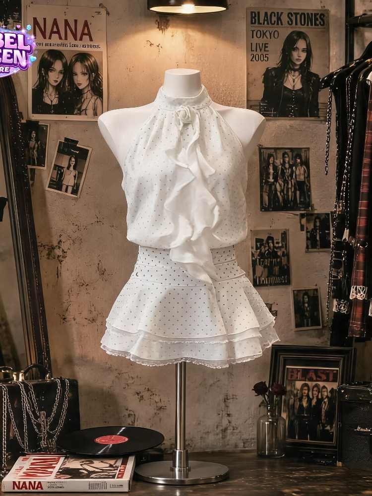 French Sweet Polka Dot 2 Piece – Elastic Lace Trim Bewertung und Preis
