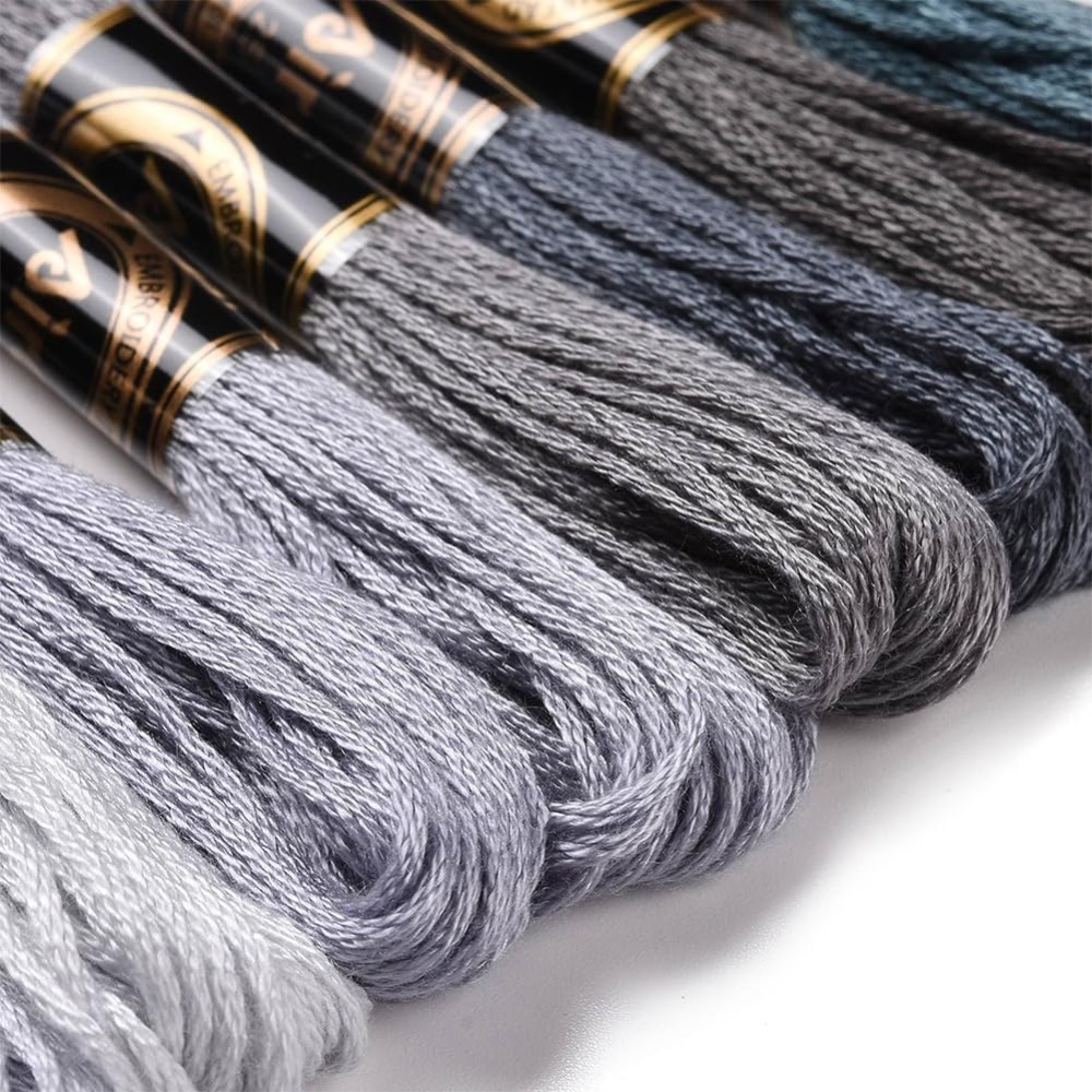 8 Skeins 70 Yards Grey Friends – Embroidery Embellishments Bewertung und Preis