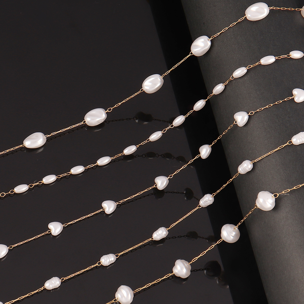 1Meters Stainless Steel Chain  – Pearl Trim Chain Bewertung und Preis