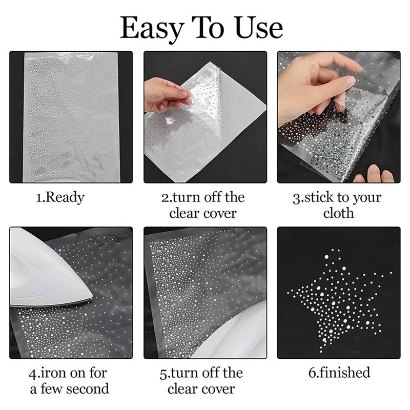 ~Latest Model 51 Sheet Iron-On – Hotfix Rhinestone Sheet Bewertung und Preis