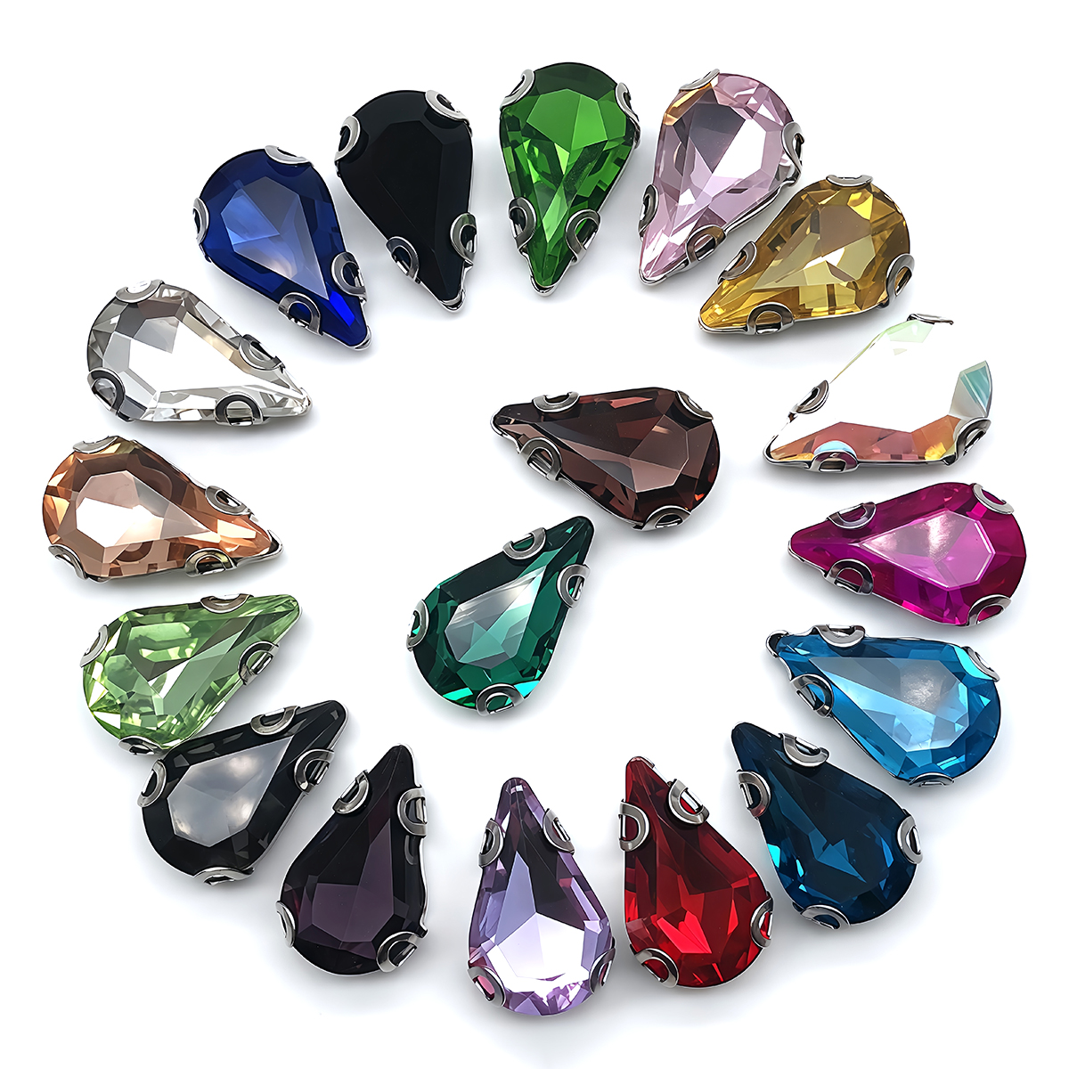 Water Drop Crystal Glass Rhine – Sew On Rhinestone Bewertung und Preis