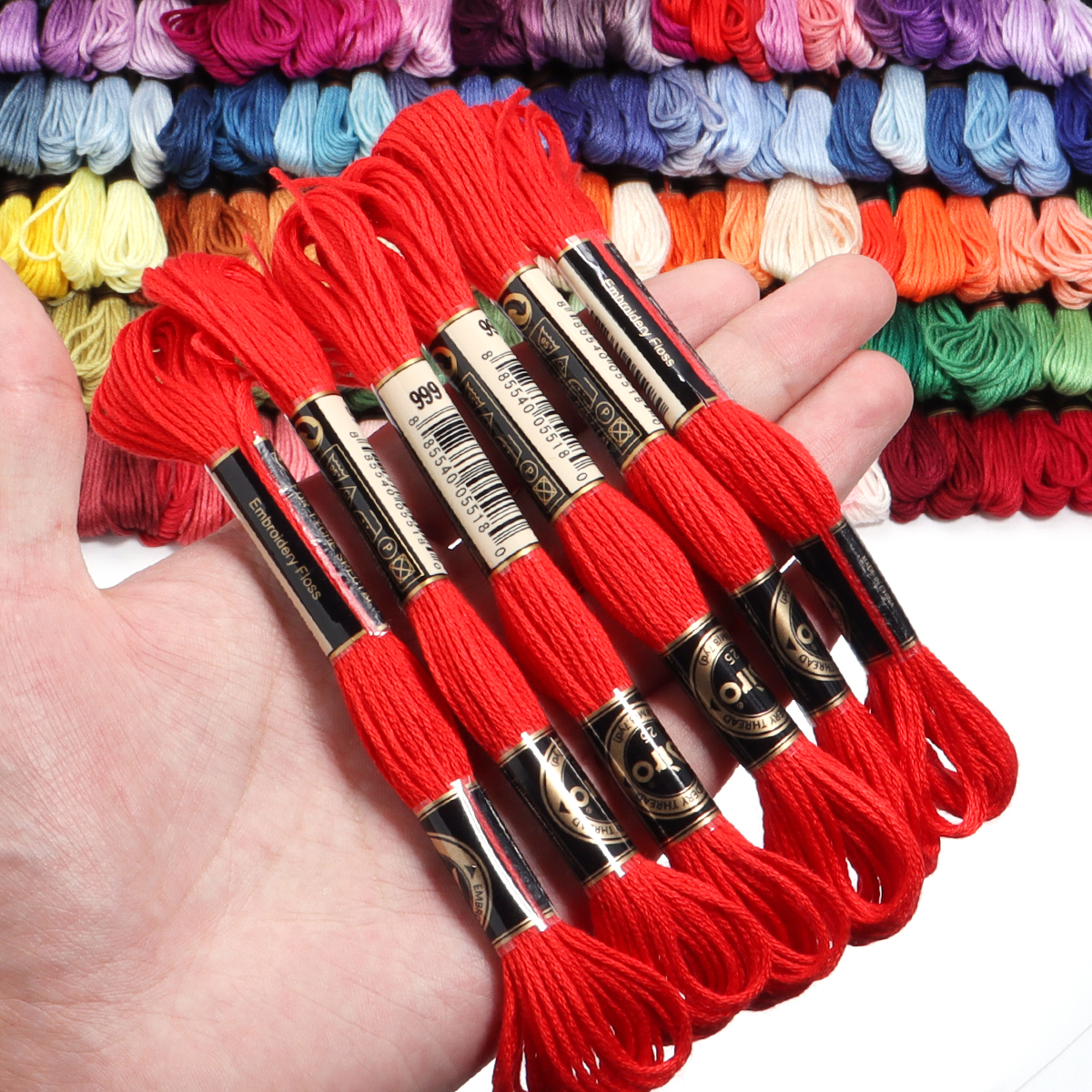 6Pcs/Lot Multicolor Polyester  – Embroidery Embellishments Bewertung und Preis