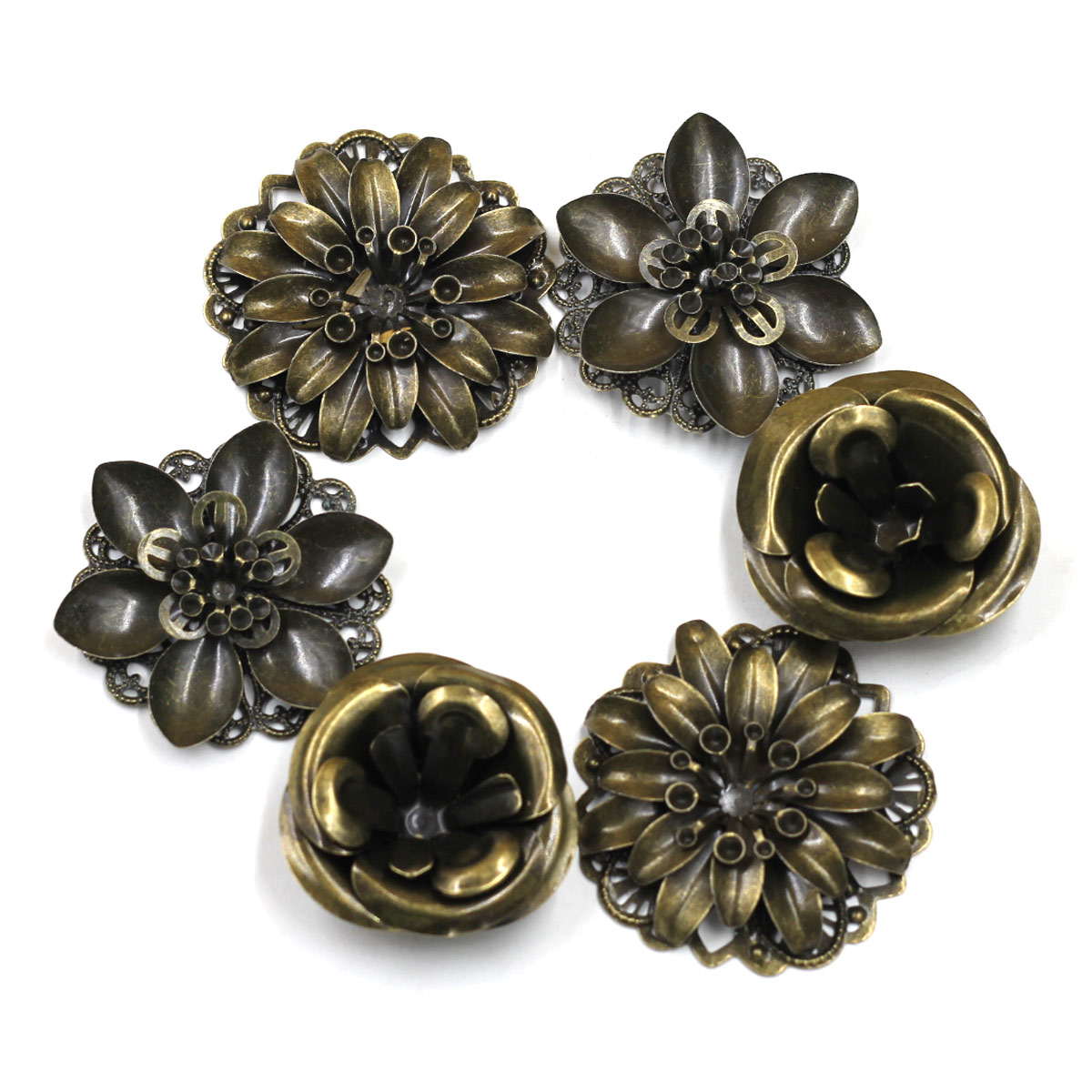 6Pcs Embellishments Combinatio – Craft Embellishment Bewertung und Preis
