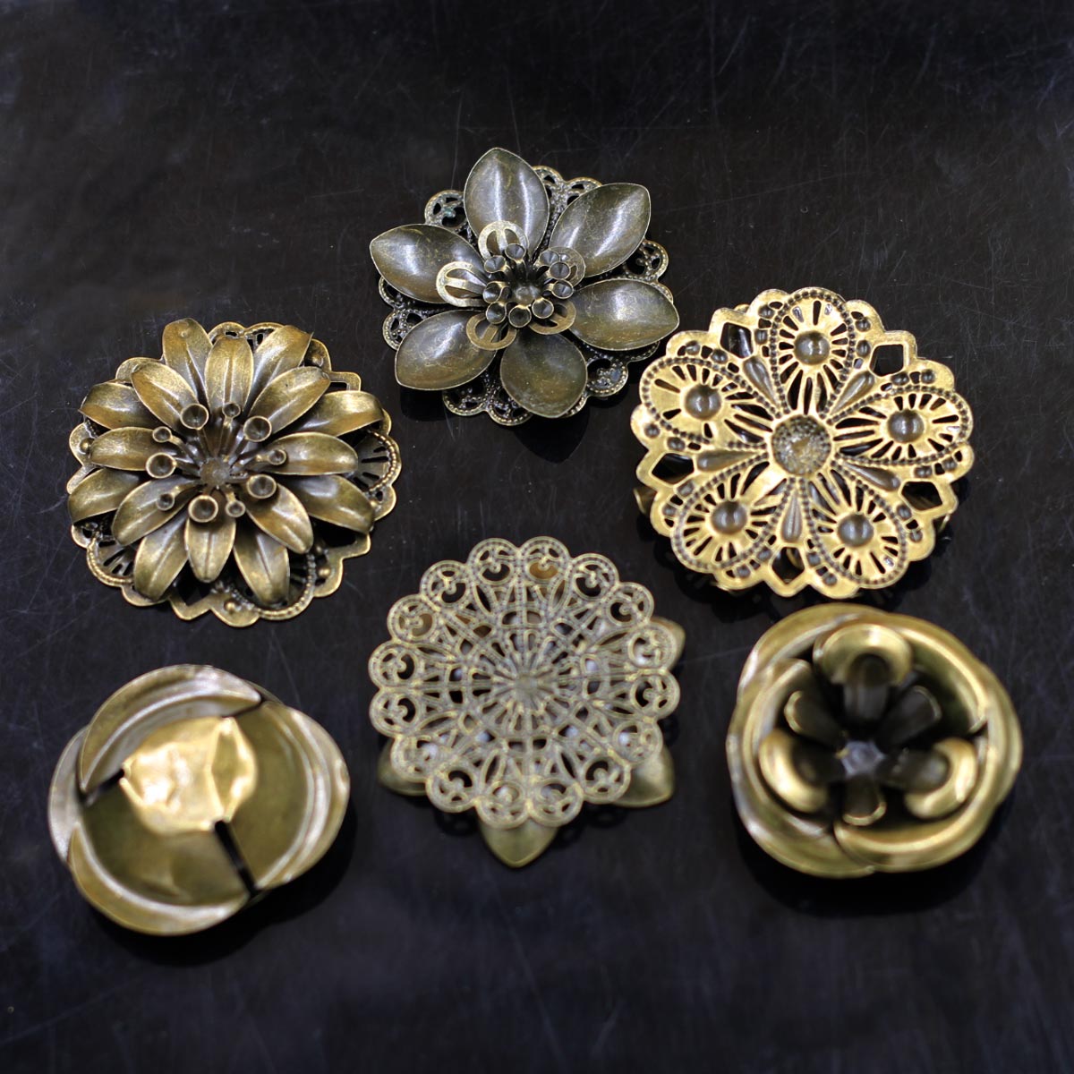 6Pcs Embellishments Combinatio – Craft Embellishment Bewertung und Preis