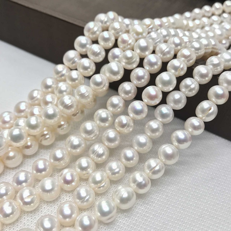 8-9mm Natural Freshwater Pearl – Pearl Trim Chain Bewertung und Preis