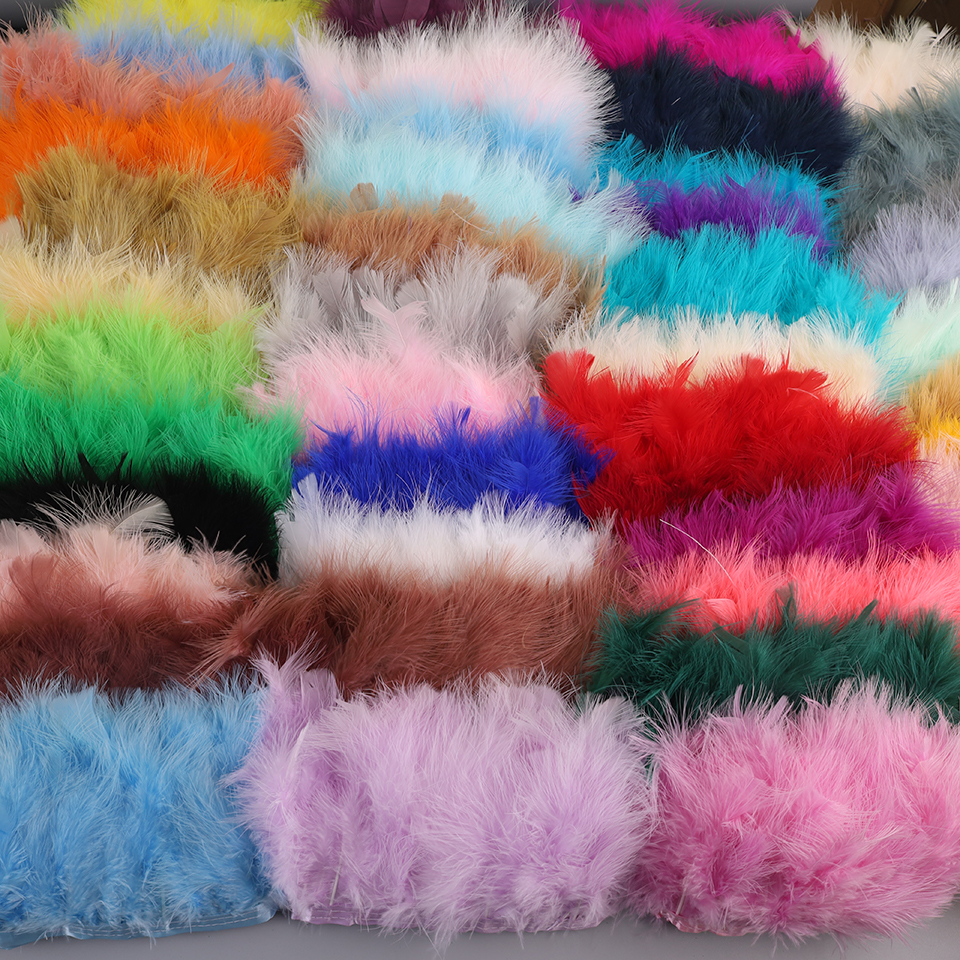 10-15cm Turkey Feathers Trim F – Feather Trim Marabou Bewertung und Preis