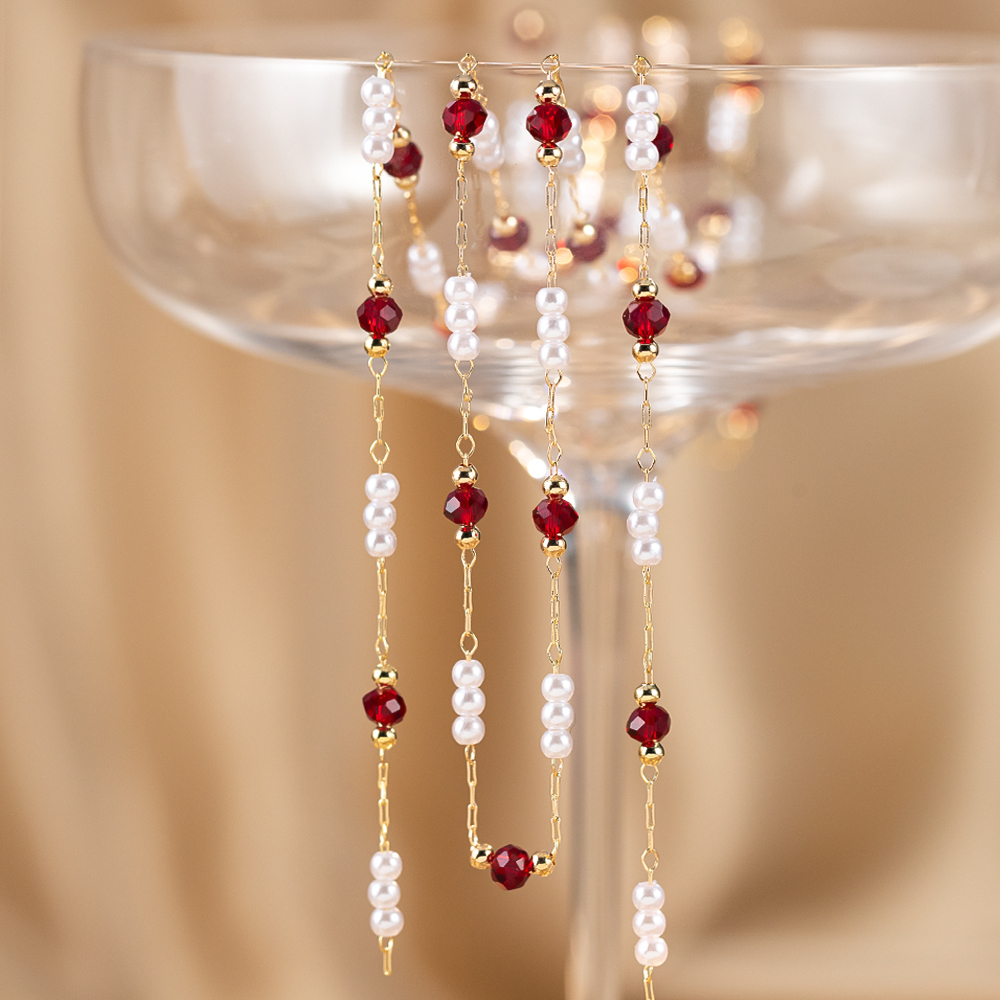 50cm/100cm Imitation Pearl Cop – Pearl Trim Chain Bewertung und Preis