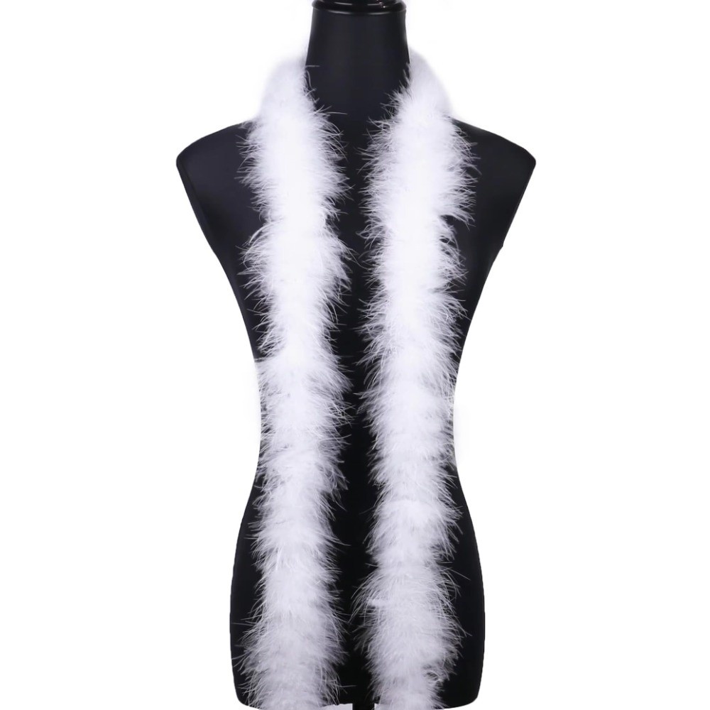 2 Meter Marabou Feather Boa Fa – Feather Trim Marabou Bewertung und Preis