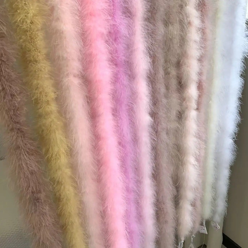 2 Meter Marabou Feather Boa Fa – Feather Trim Marabou Bewertung und Preis