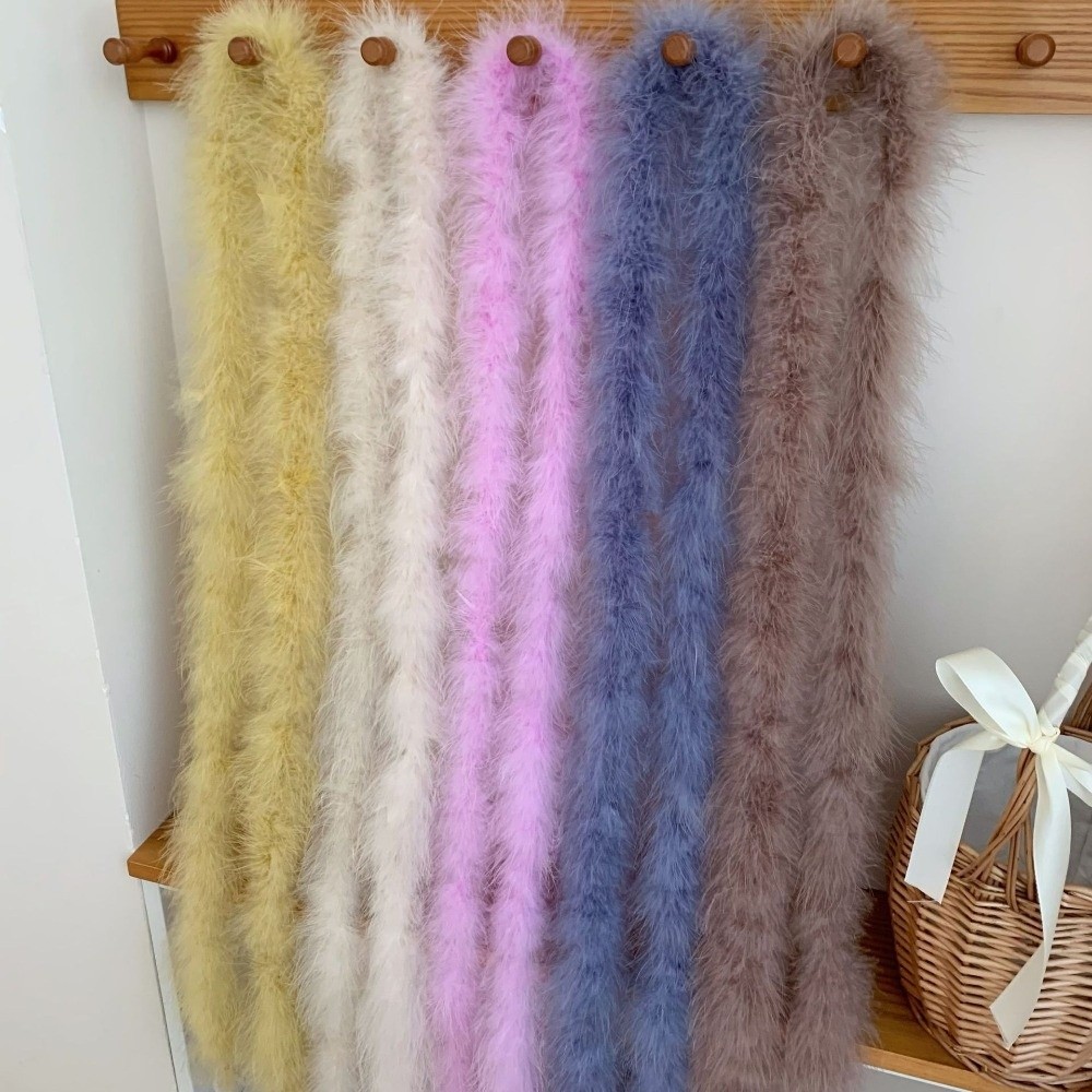2 Meter Marabou Feather Boa Fa – Feather Trim Marabou Bewertung und Preis