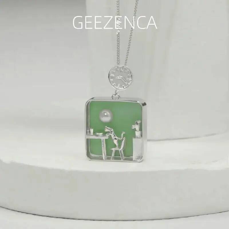 GEEZENCA 925 Sterling Silver G – Pearl Trim Chain Bewertung und Preis