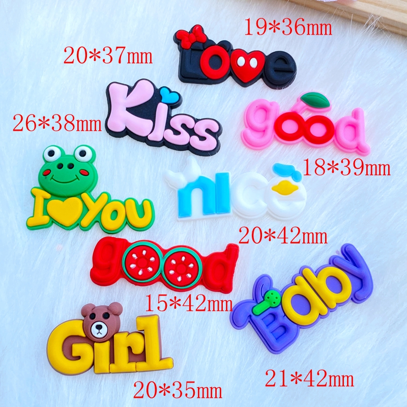 20pcs New Mini Lovely Letters  – Embellishment Glue Craft Bewertung und Preis