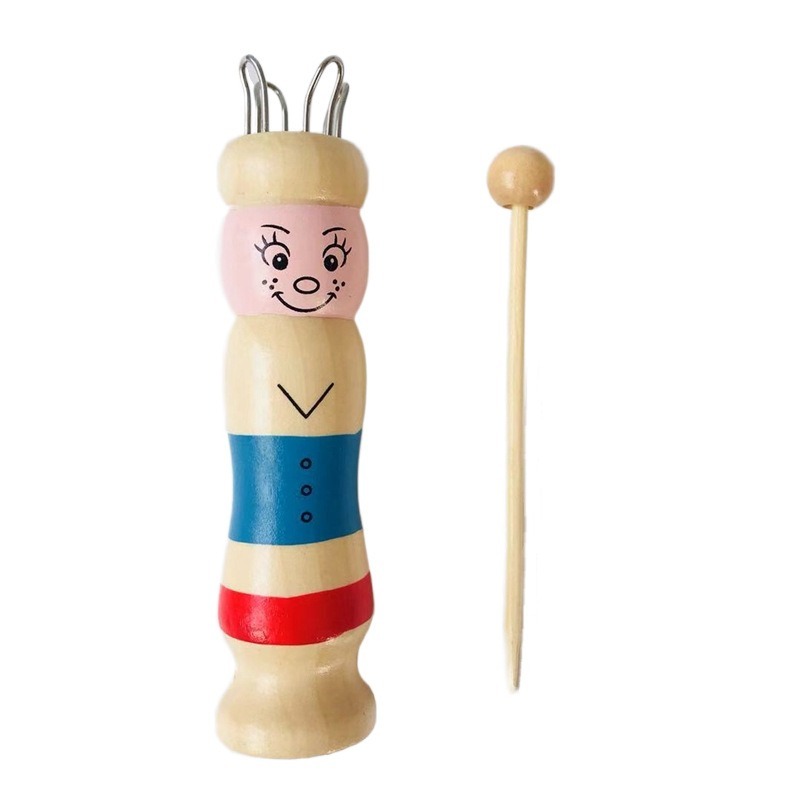 Wooden Doll French Knitter Kid – Pom Pom Maker Tool Bewertung und Preis