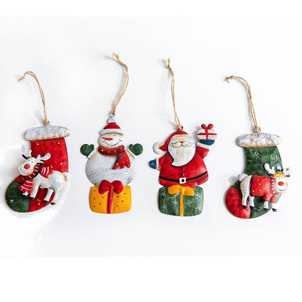 Metal Painted Home Decor Iron  – Christmas Craft Embellishment Bewertung und Preis
