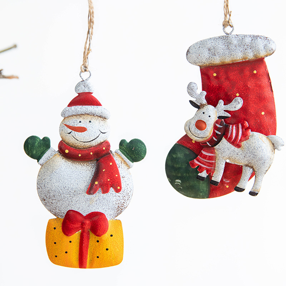 Metal Painted Home Decor Iron  – Christmas Craft Embellishment Bewertung und Preis
