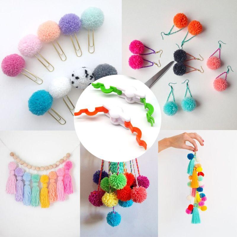 D8KF 2pcs Pom-Pom Maker for Fl – Pom Pom Maker Tool Bewertung und Preis