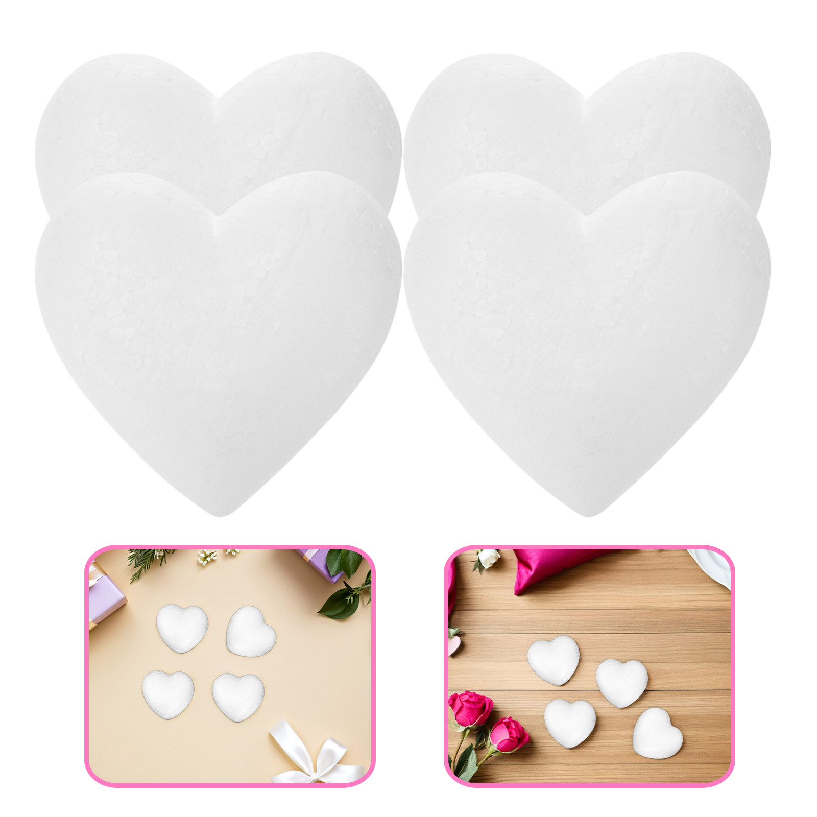 20Pcs Blank Heart Foam Balls L – Craft Embellishment Bewertung und Preis
