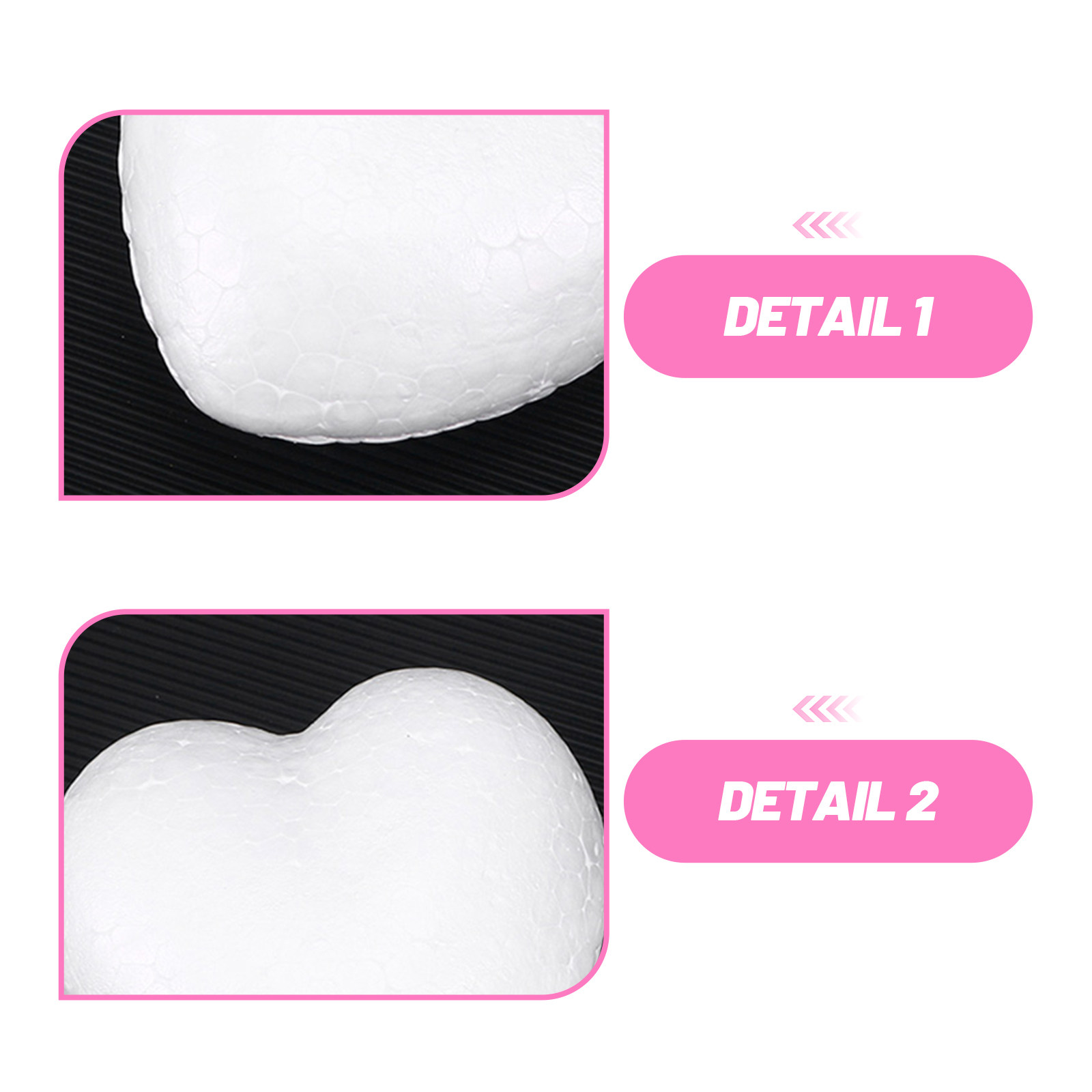 20Pcs Blank Heart Foam Balls L – Craft Embellishment Bewertung und Preis