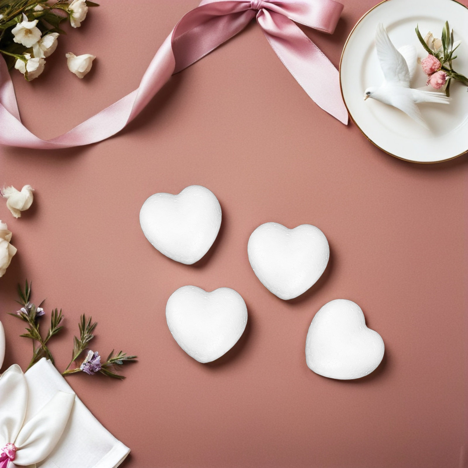 20Pcs Blank Heart Foam Balls L – Craft Embellishment Bewertung und Preis