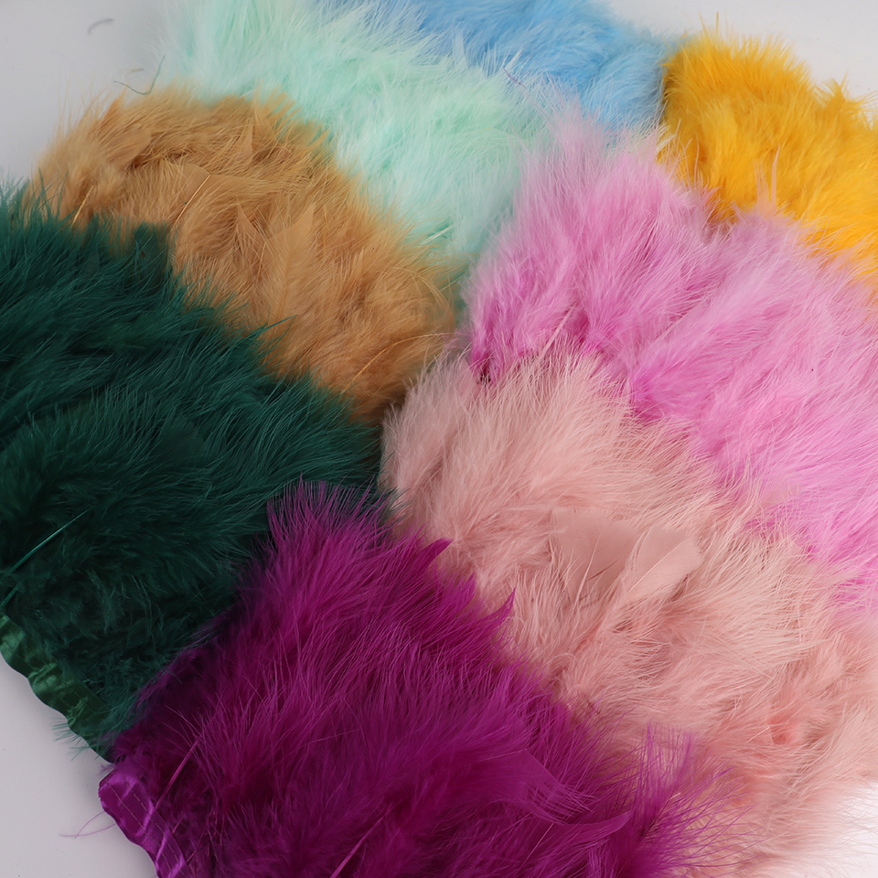 10 Meters Natural Turkey Marab – Feather Trim Marabou Bewertung und Preis
