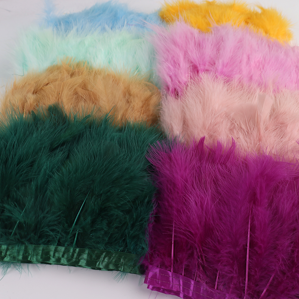10 Meters Natural Turkey Marab – Feather Trim Marabou Bewertung und Preis