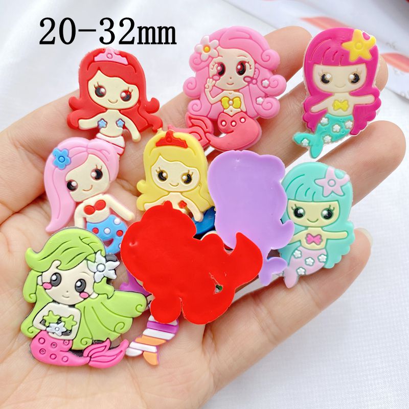 10pcs New Cute Cartoon Mermaid – Embellishment Glue Craft Bewertung und Preis