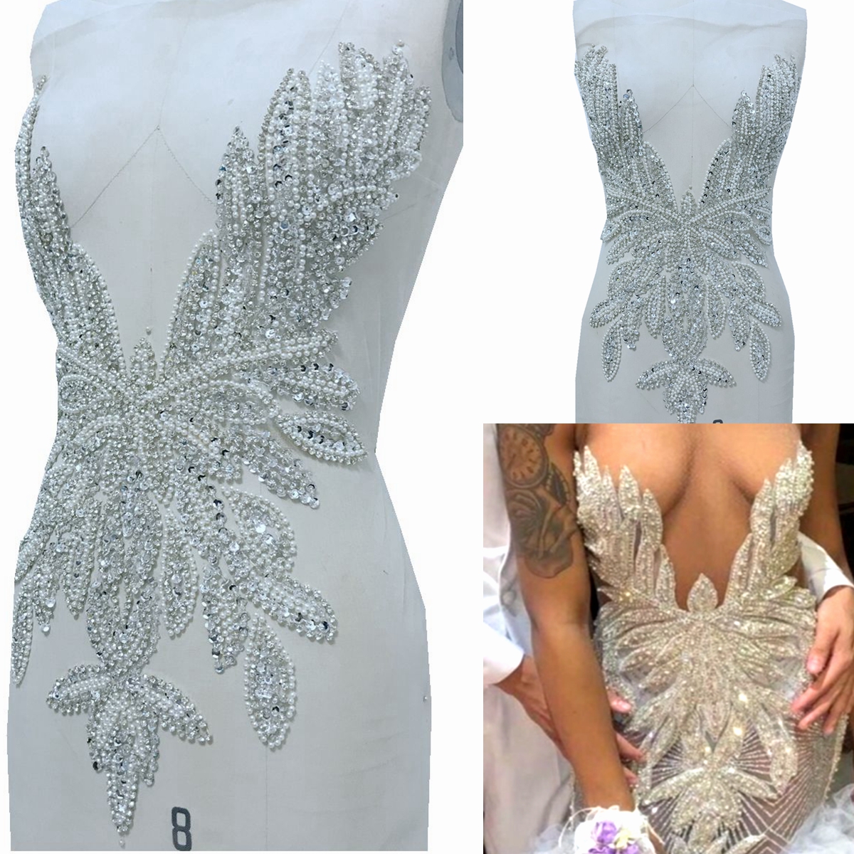 Luxury Beading Mesh Pearls Cry – Crystal Mesh Fabric Bewertung und Preis