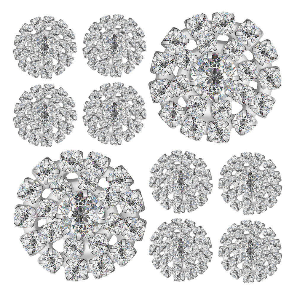 10Pcs Round Rhinestone Buttons – Craft Embellishment Bewertung und Preis