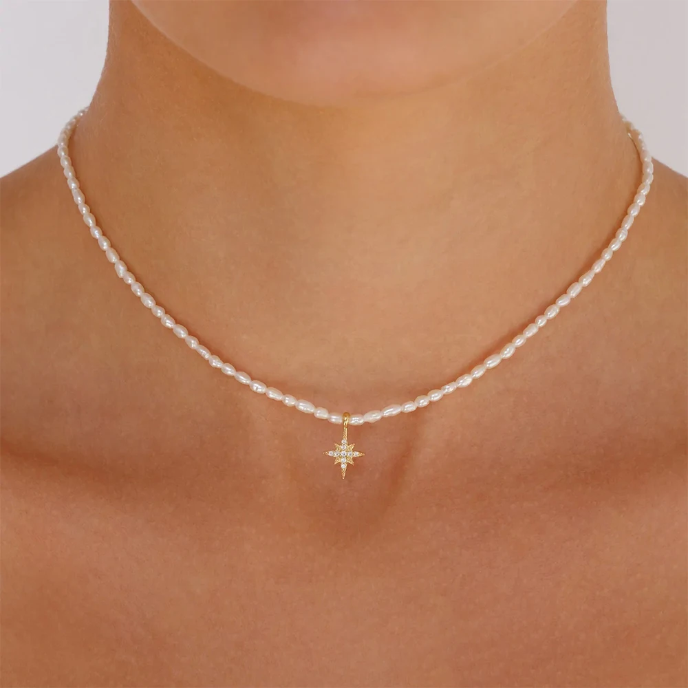 BOAKO Pearl Necklace Silver 92 – Pearl Trim Chain Bewertung und Preis