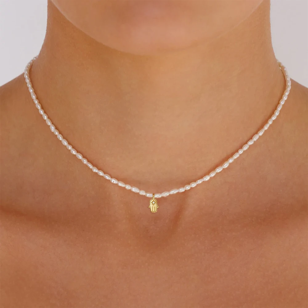 BOAKO Pearl Necklace Silver 92 – Pearl Trim Chain Bewertung und Preis