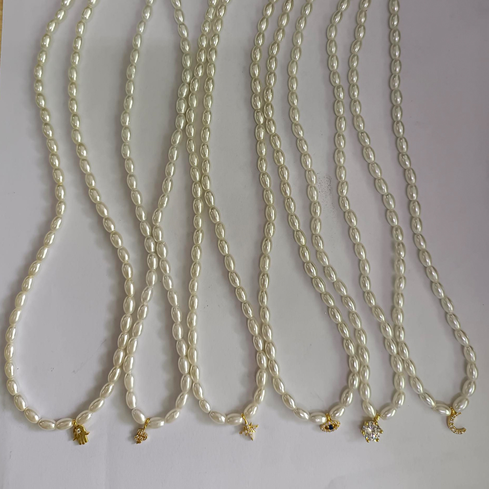 BOAKO Pearl Necklace Silver 92 – Pearl Trim Chain Bewertung und Preis
