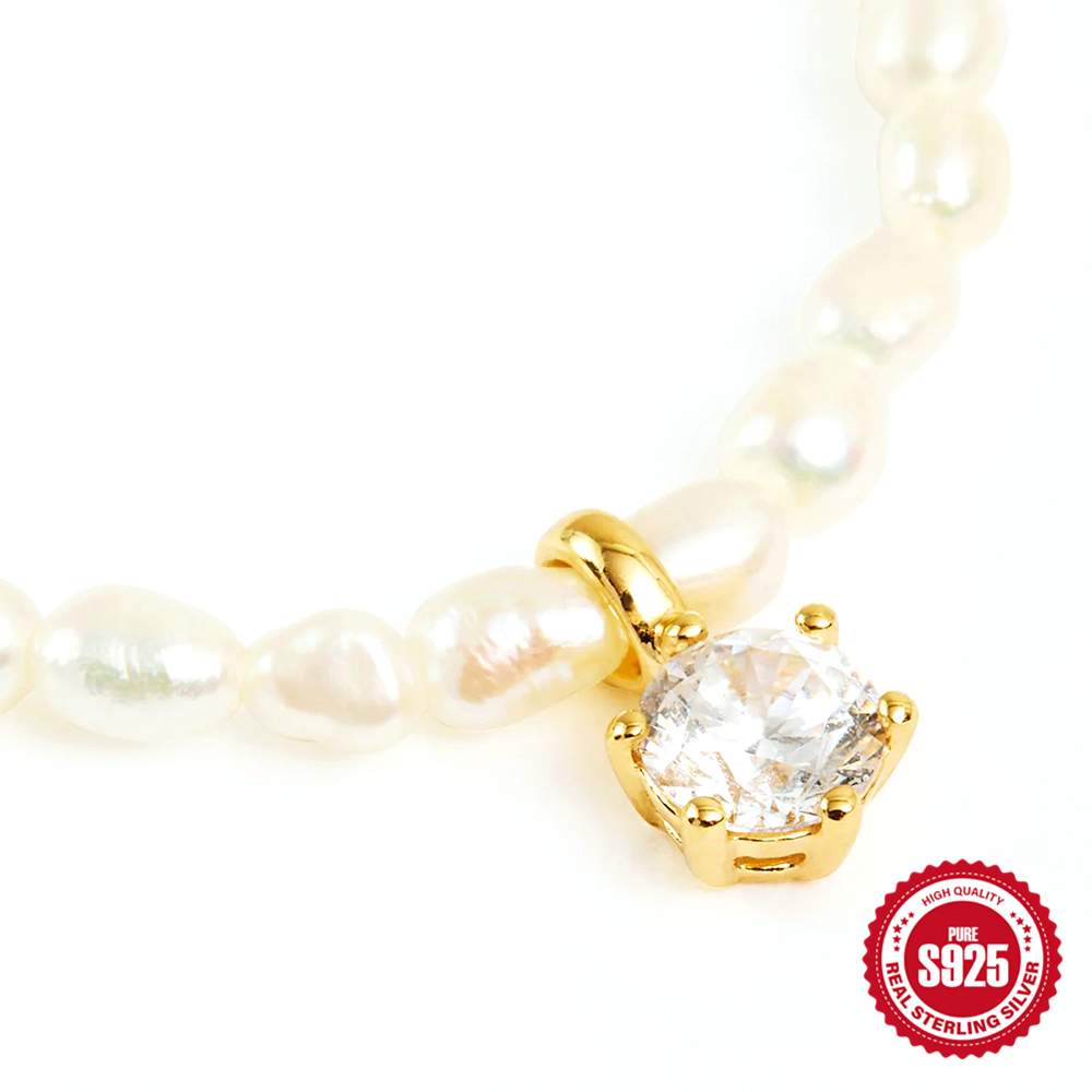 BOAKO Pearl Necklace Silver 92 – Pearl Trim Chain Bewertung und Preis