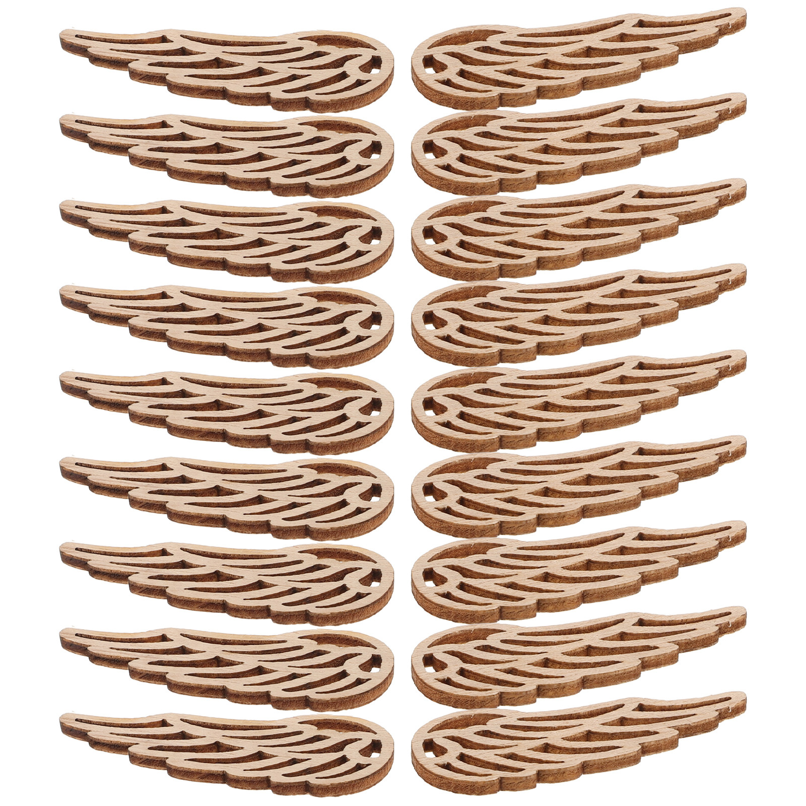 50Pcs Natural Wood Angel Wings – Christmas Craft Embellishment Bewertung und Preis