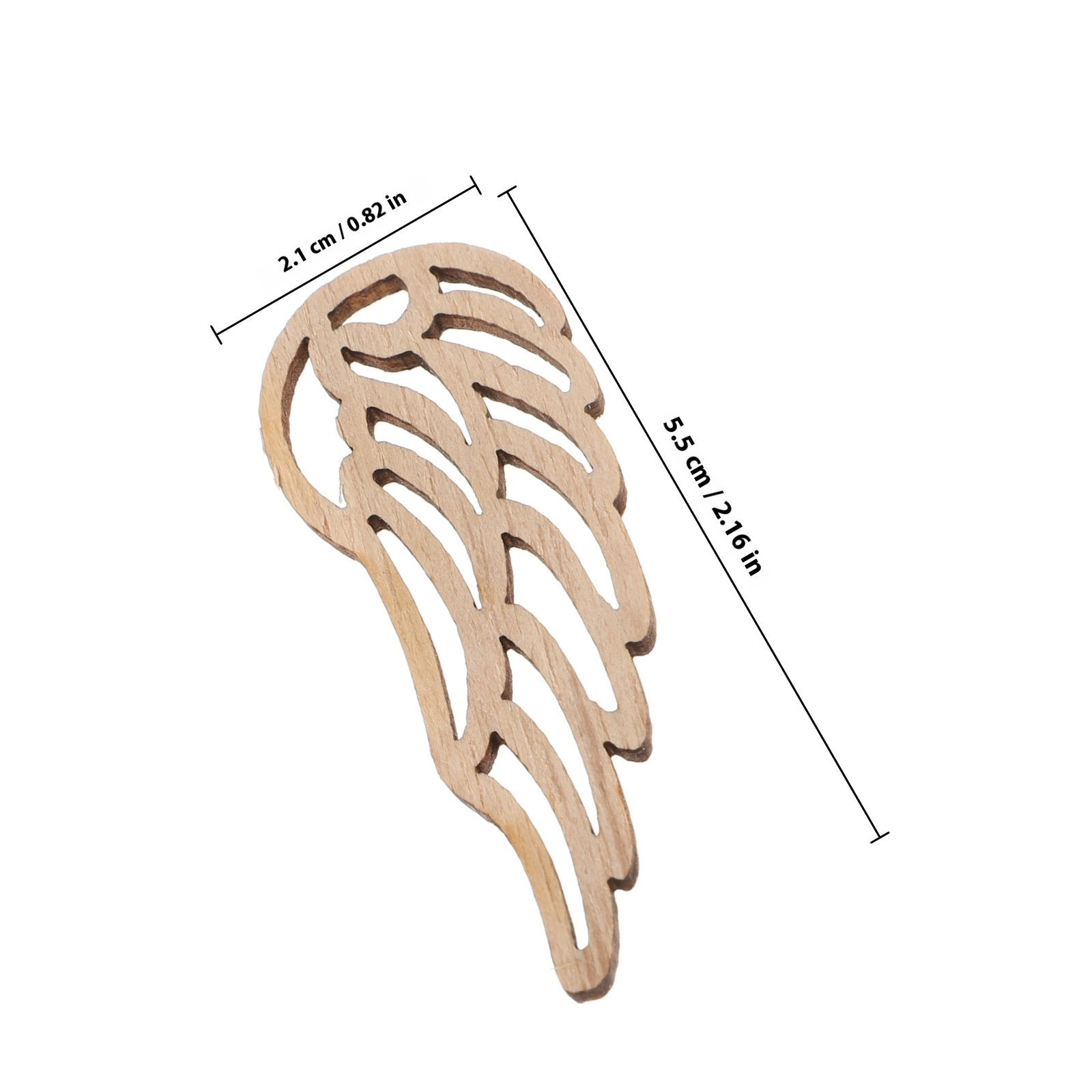 50Pcs Natural Wood Angel Wings – Christmas Craft Embellishment Bewertung und Preis