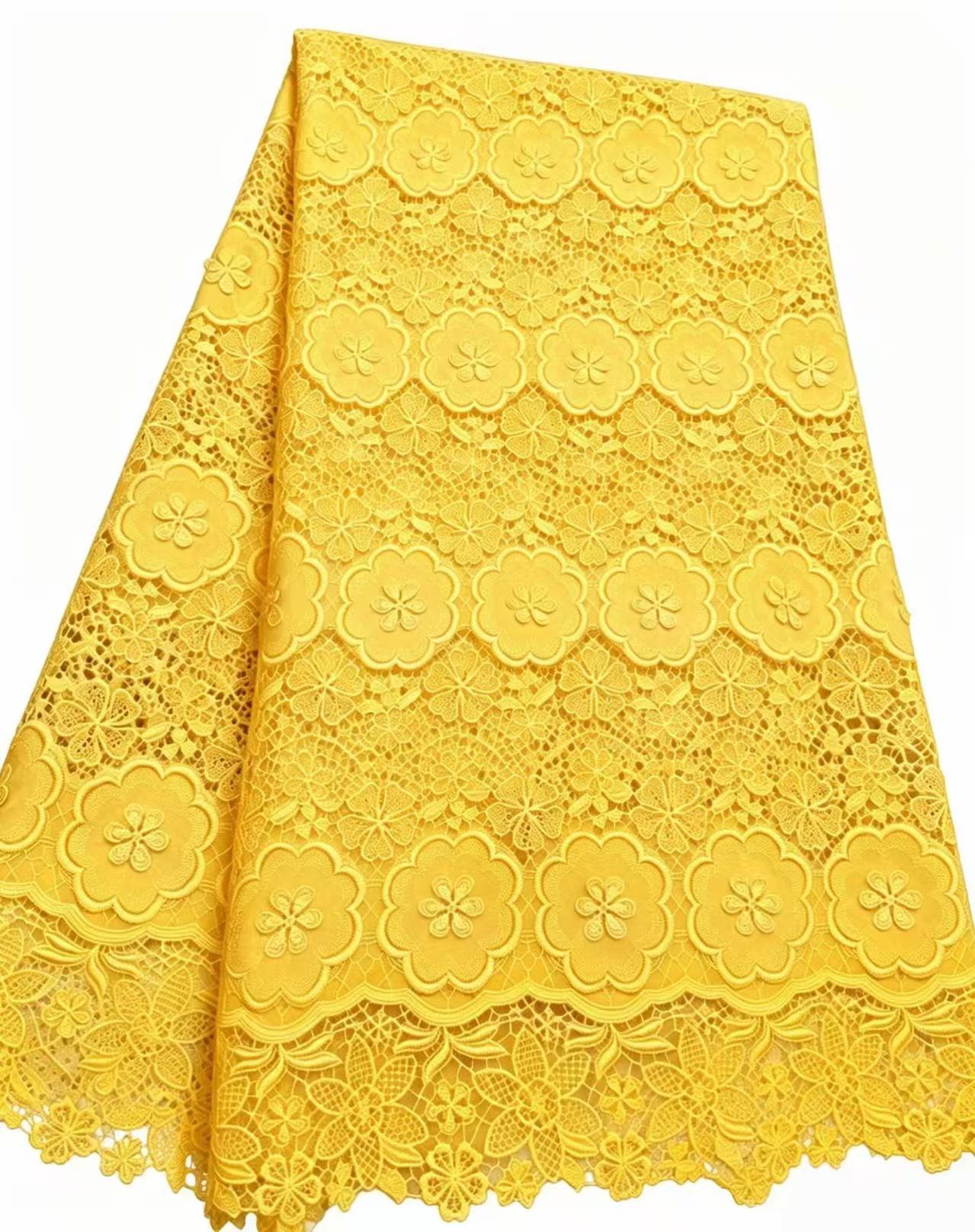 African Guipure Cord Lace Fabr – Sew On Rhinestone Bewertung und Preis