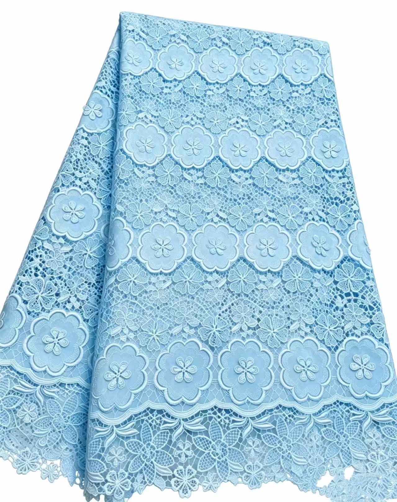 African Guipure Cord Lace Fabr – Sew On Rhinestone Bewertung und Preis