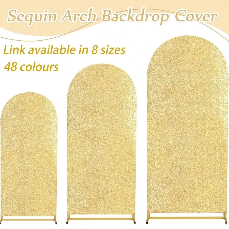 4 Colors 7 Sizes Sequin Arch F – Sequin Fabric Panel Bewertung und Preis