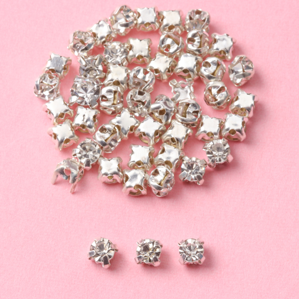 50Pcs Mini Rhinestone Buttons  – Sew On Rhinestone Bewertung und Preis