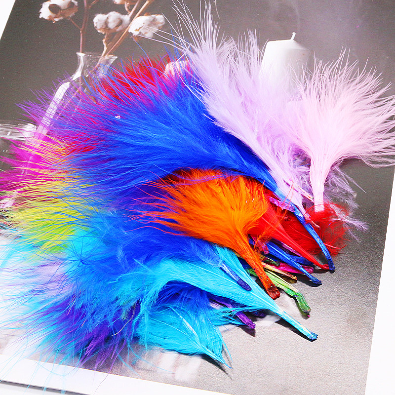 8-12cm Colored Plumas Natural  – Feather Trim Marabou Bewertung und Preis