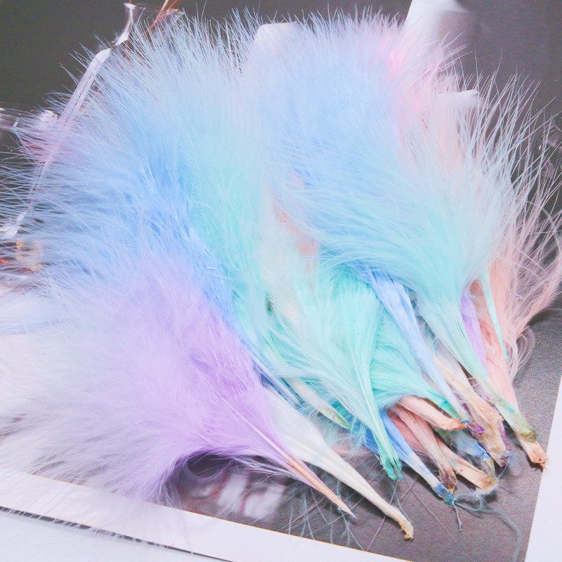 8-12cm Colored Plumas Natural  – Feather Trim Marabou Bewertung und Preis
