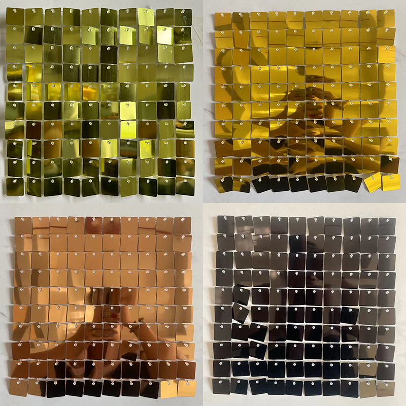 24/30 Square Sequin Panels Gol – Sequin Fabric Panel Bewertung und Preis