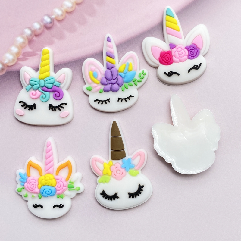 12pcs Cute Mini Unicorn head P – Embellishment Glue Craft Bewertung und Preis