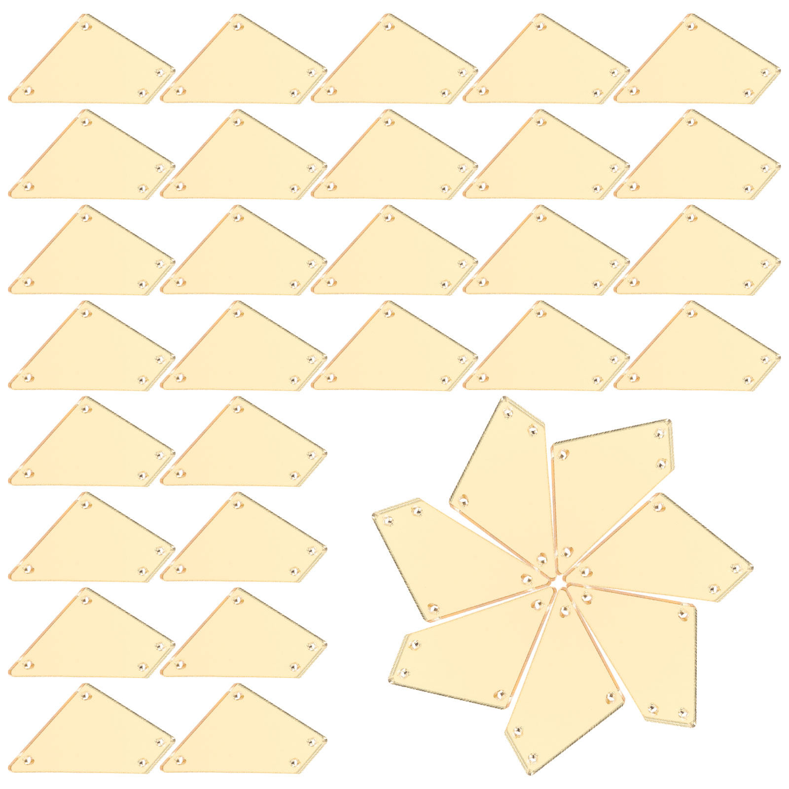 50Pcs Acrylic Mirror Rhineston – Sew On Rhinestone Bewertung und Preis
